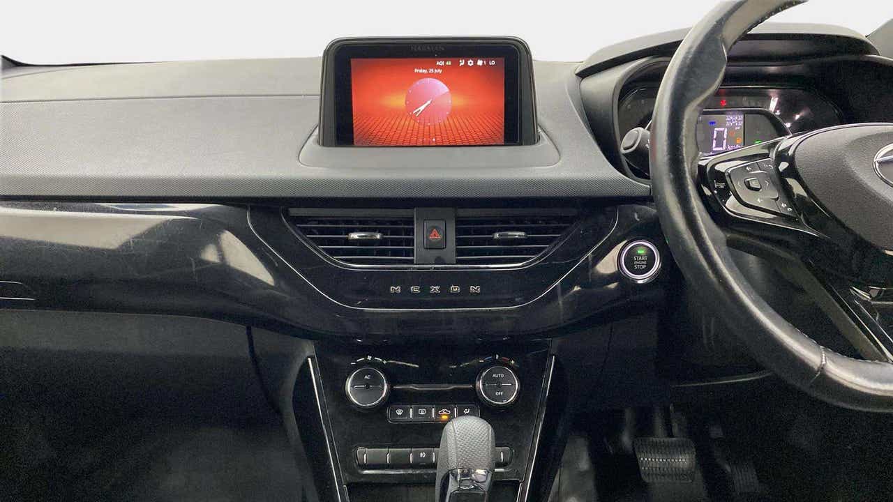 Dashboard view of a Tata Nexon 2017-2023