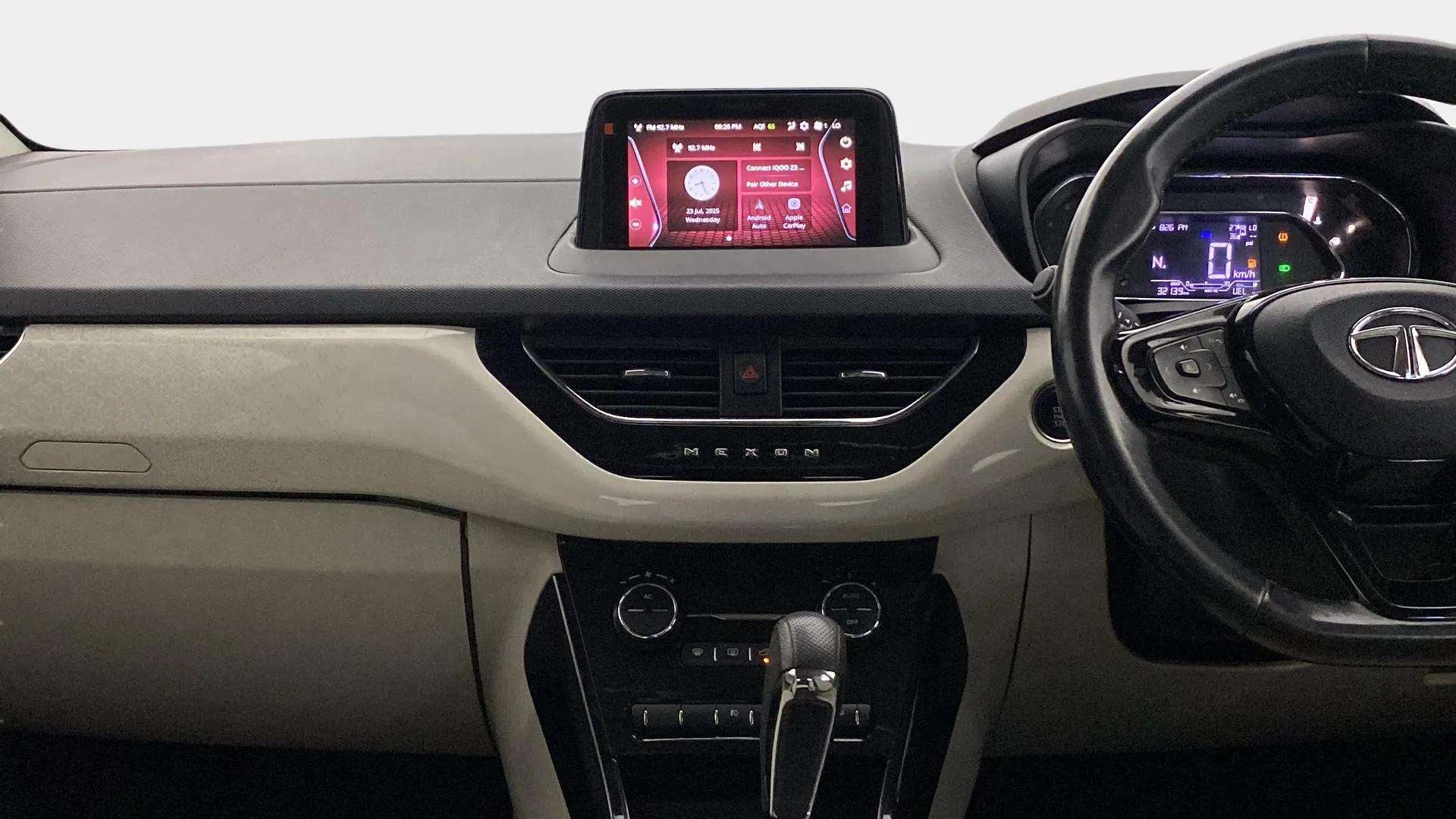 Interior dashboard of a Tata Nexon 2017-2023