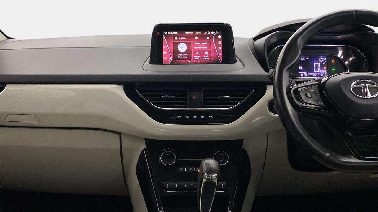 Interior dashboard of a Tata Nexon 2017-2023