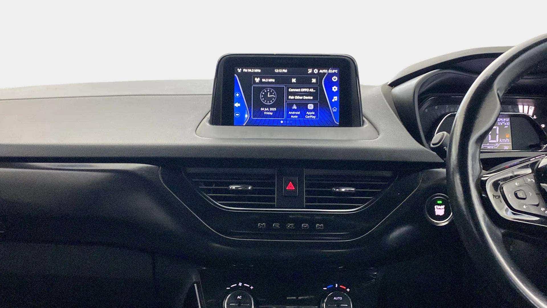 Dashboard view of a Tata Nexon 2017-2023
