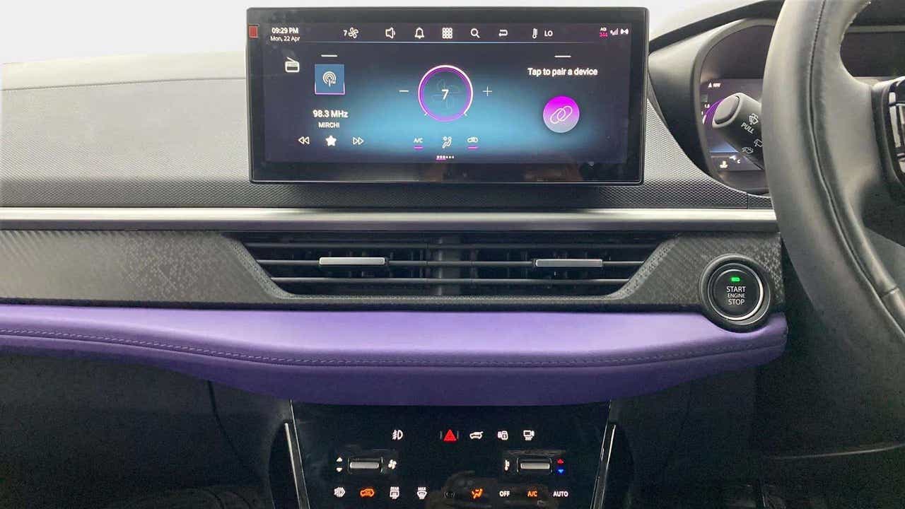 Interior dashboard of a Tata Nexon 2017-2023
