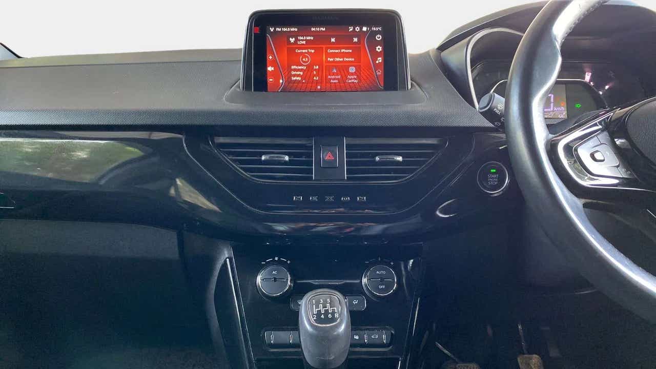 Dashboard view of a Tata Nexon 2017-2023