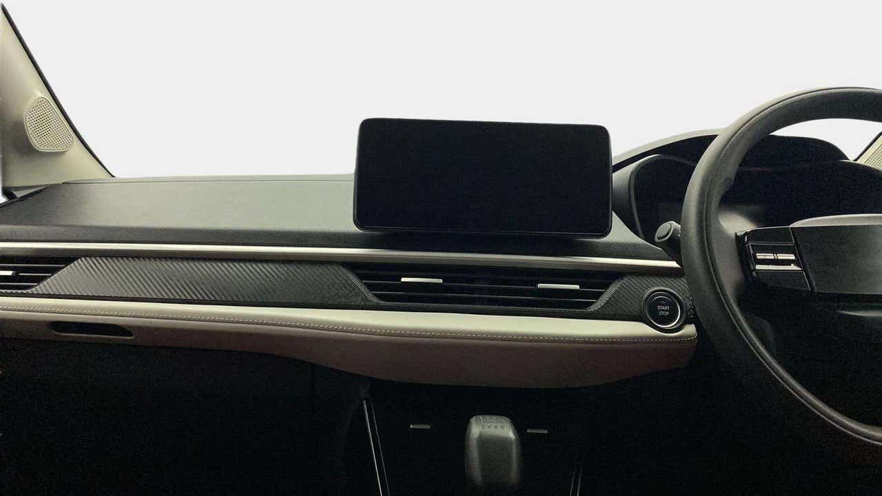 Dashboard and infotainment display of a Tata Nexon