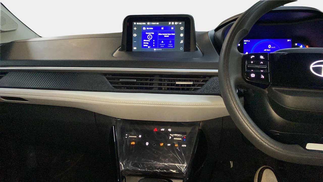 Interior dashboard of a Tata Nexon