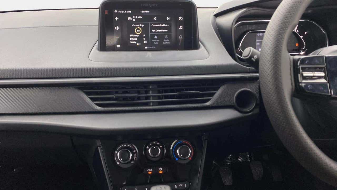 Interior dashboard of a Tata Nexon