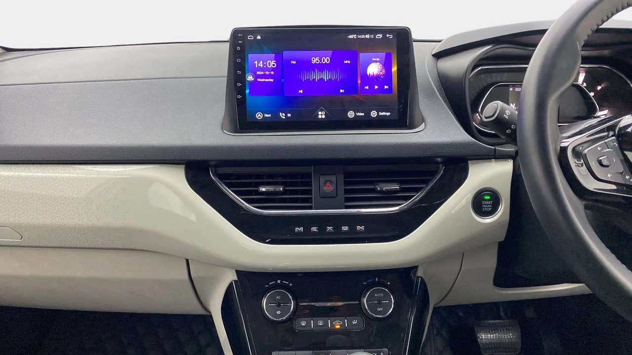 Dashboard view of a Tata Nexon 2017-2023