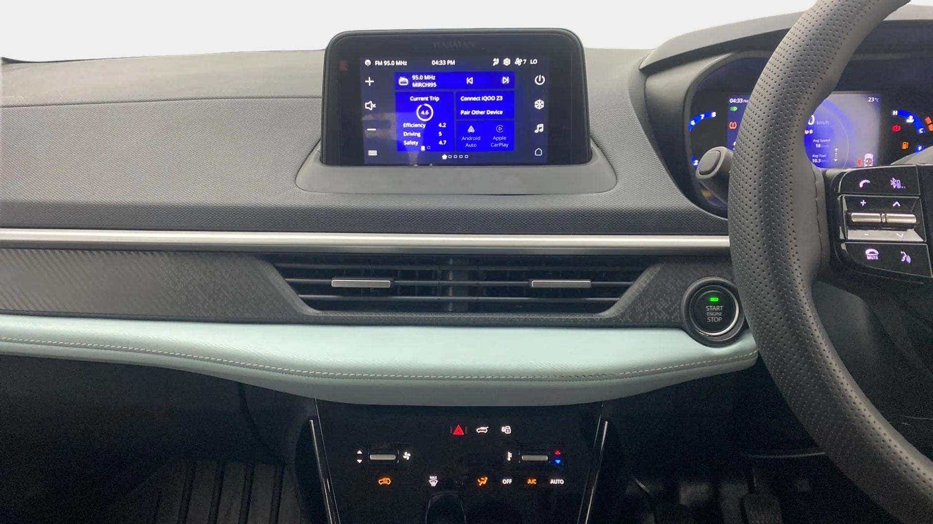 Dashboard view of a Tata Nexon