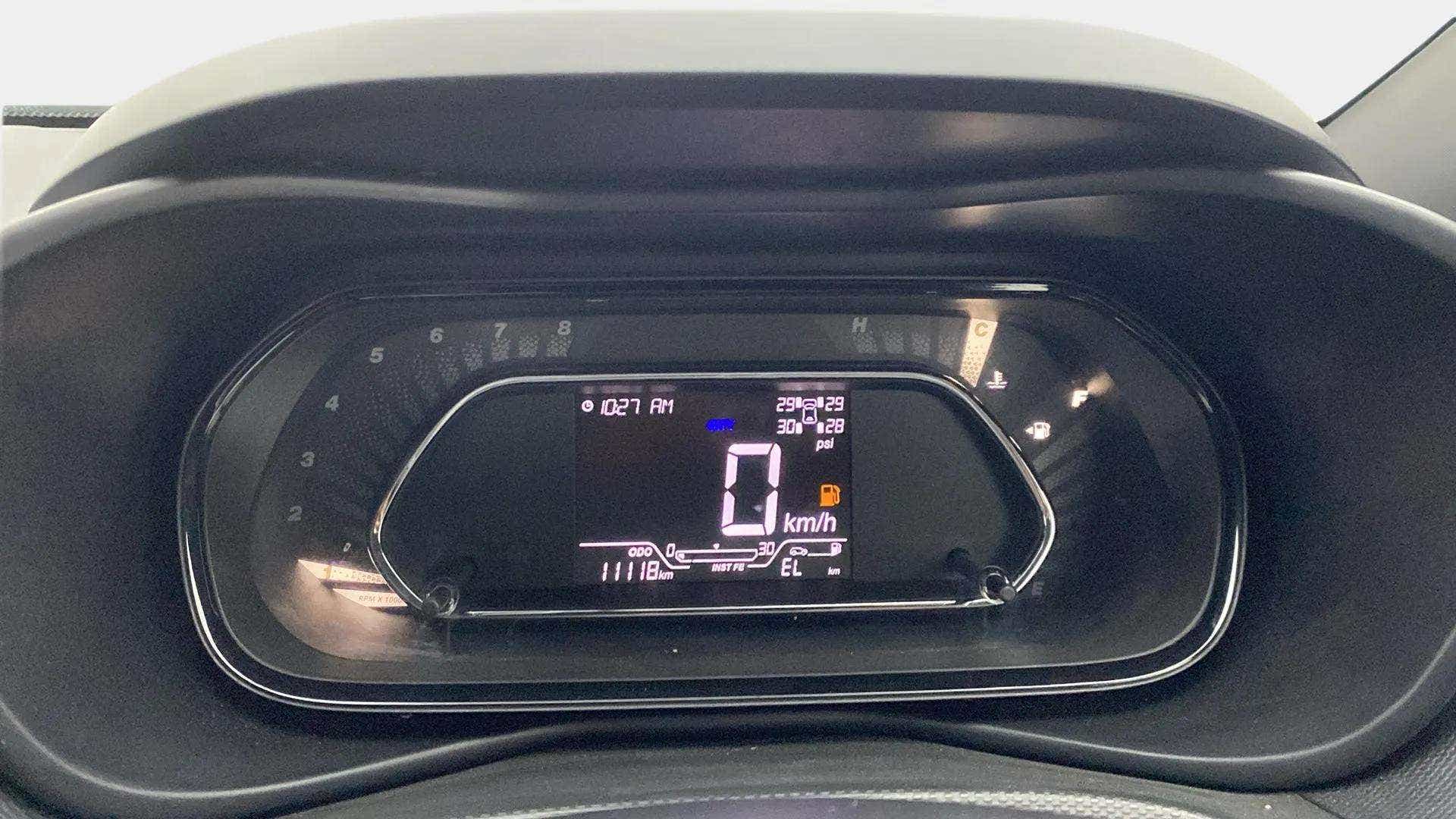 Instrument cluster of a Tata Nexon 2017-2023