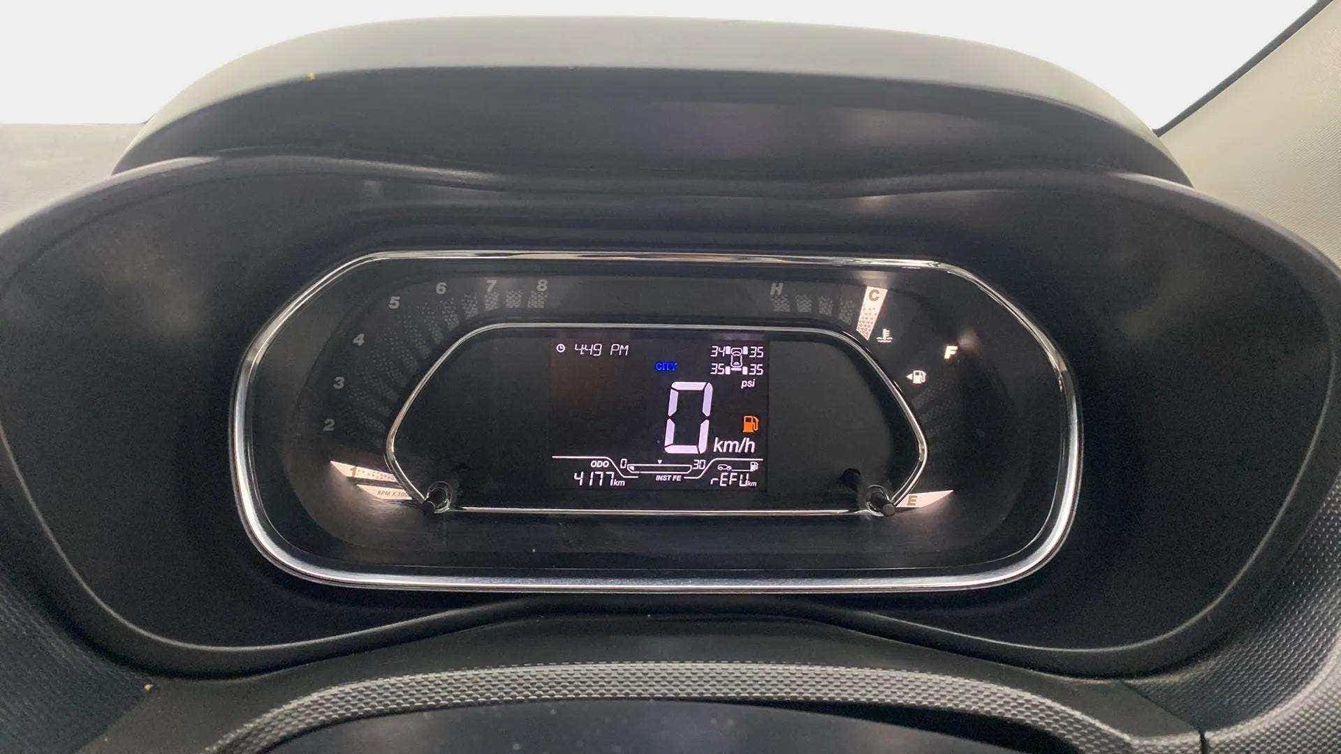 Instrument cluster of a Tata Nexon 2017-2023