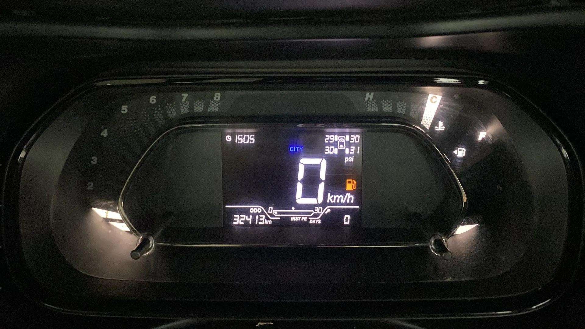 Instrument cluster of a Tata Nexon 2017-2023