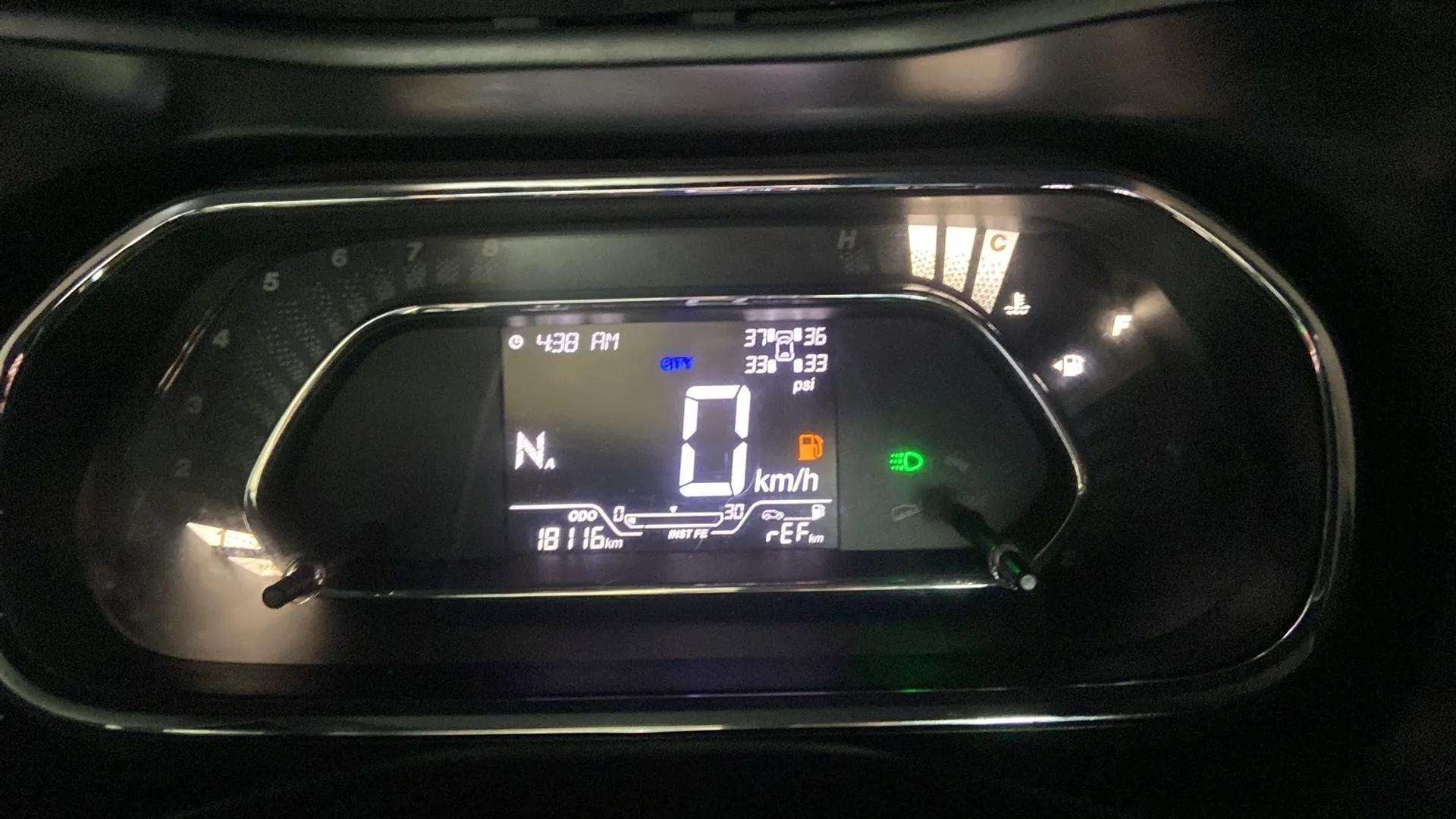 Instrument cluster of a Tata Nexon 2017-2023