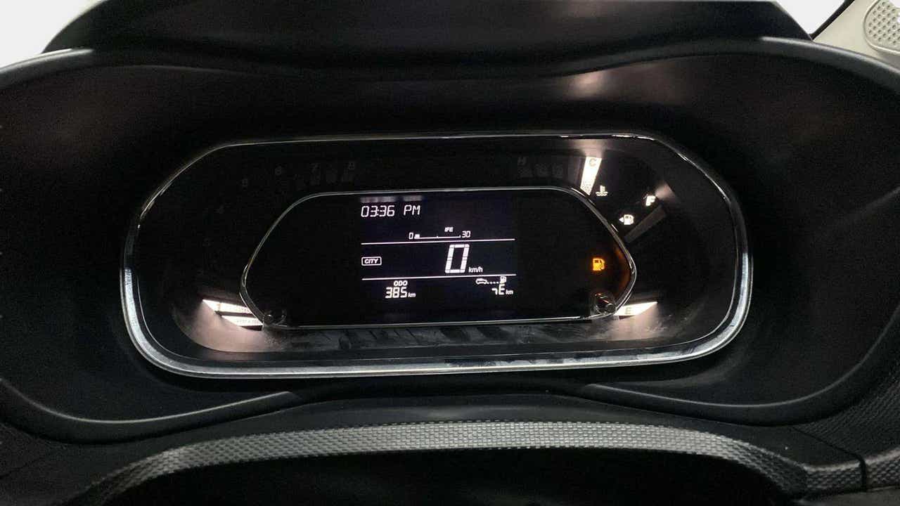 Instrument cluster of a Tata Nexon