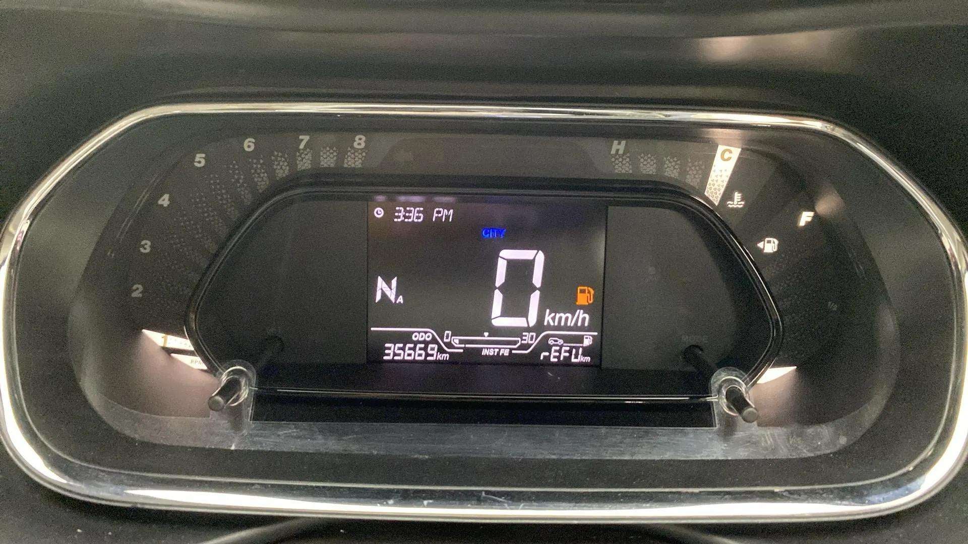 Instrument cluster of a Tata Nexon 2017-2023