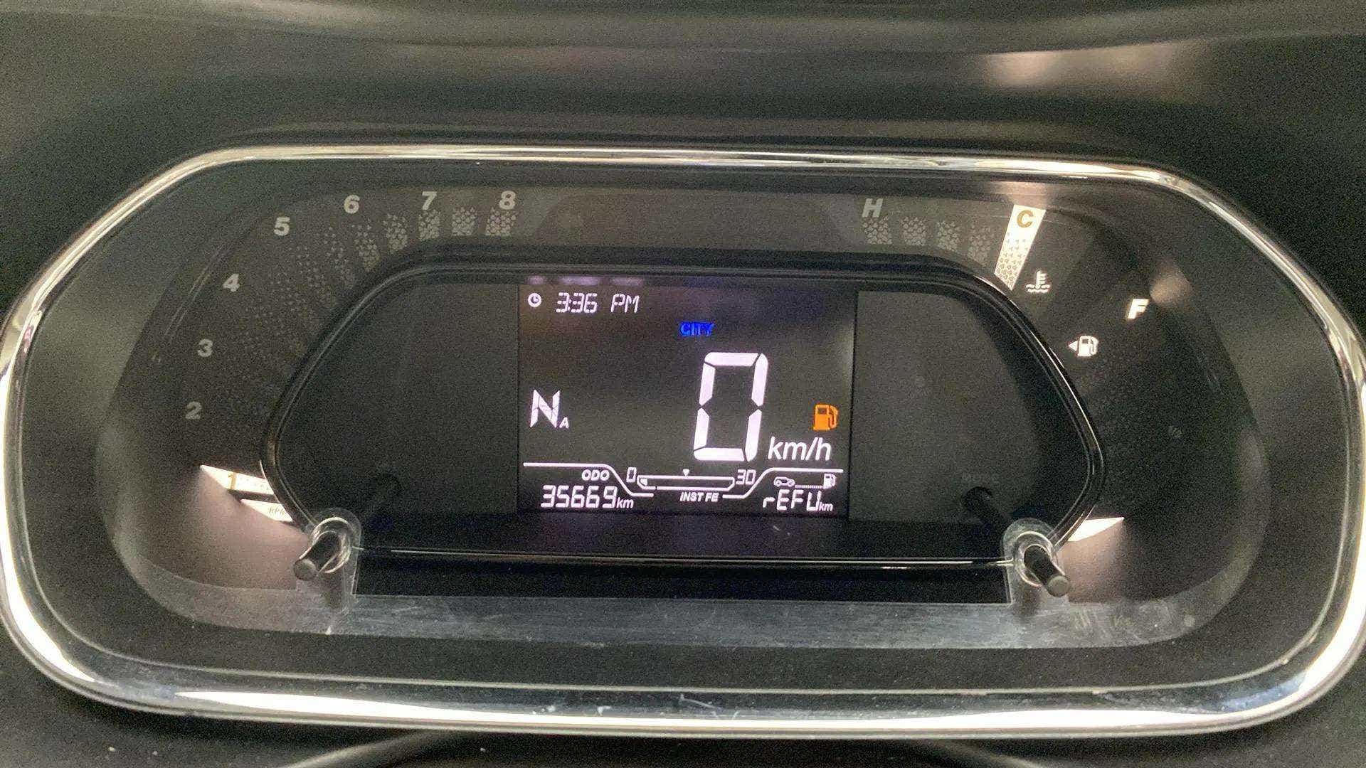 Instrument cluster of a Tata Nexon 2017-2023