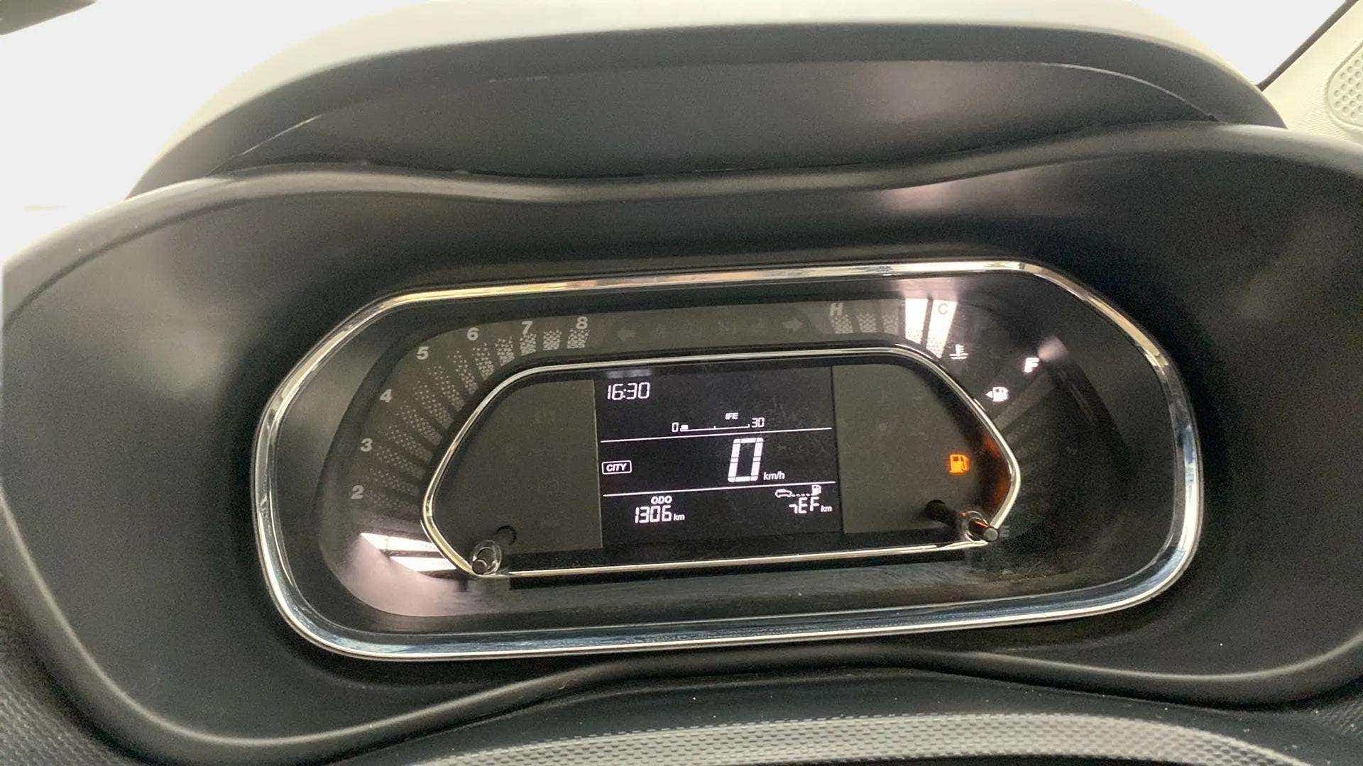 Instrument cluster of a Tata Nexon