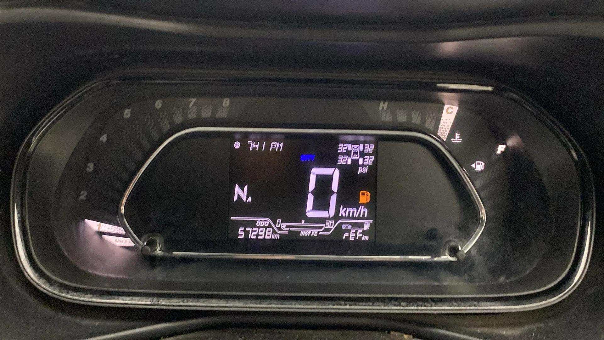 Instrument cluster of a Tata Nexon 2017-2023