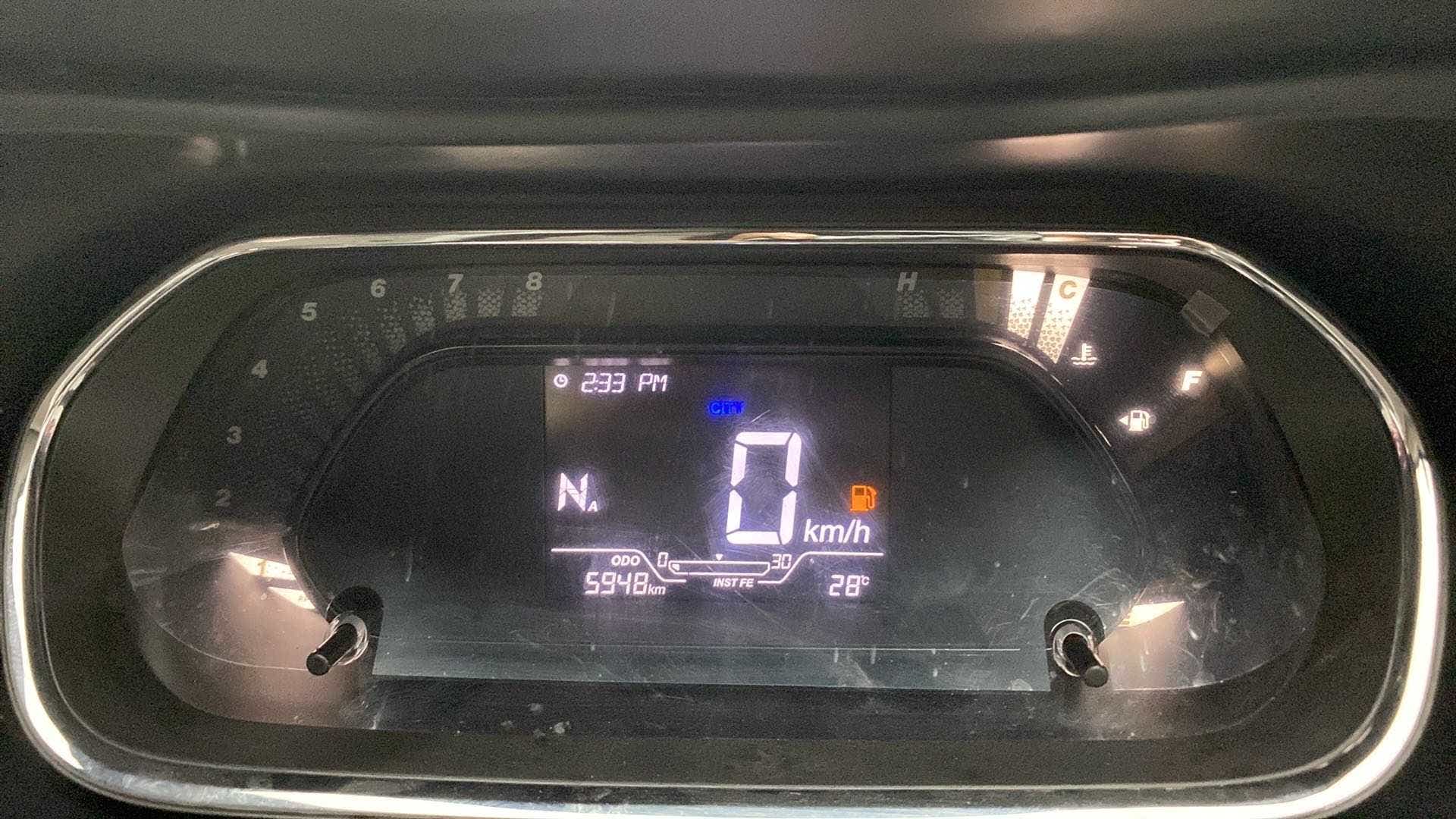 Instrument cluster of a Tata Nexon 2017-2023