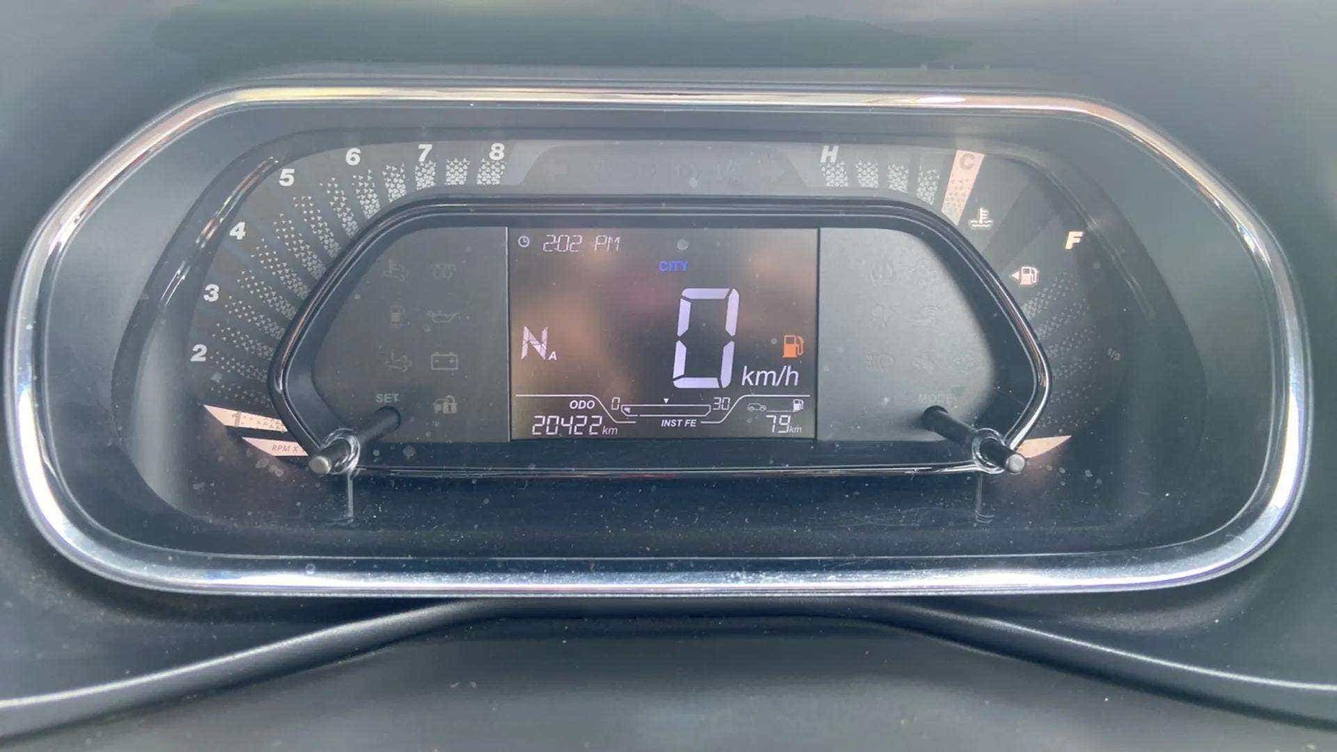 Instrument cluster of a Tata Nexon 2017-2023