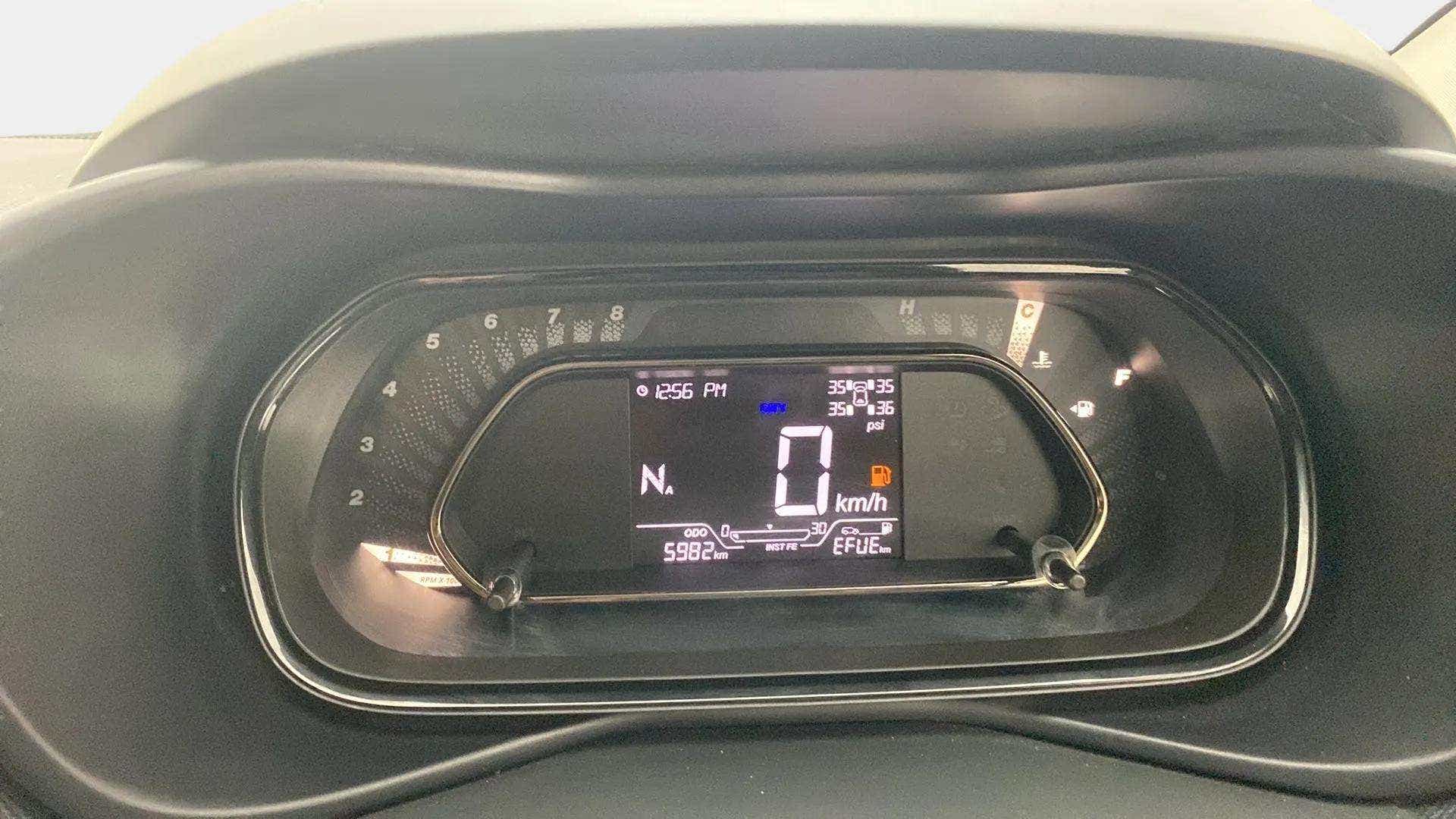 Instrument cluster of a Tata Nexon 2017-2023