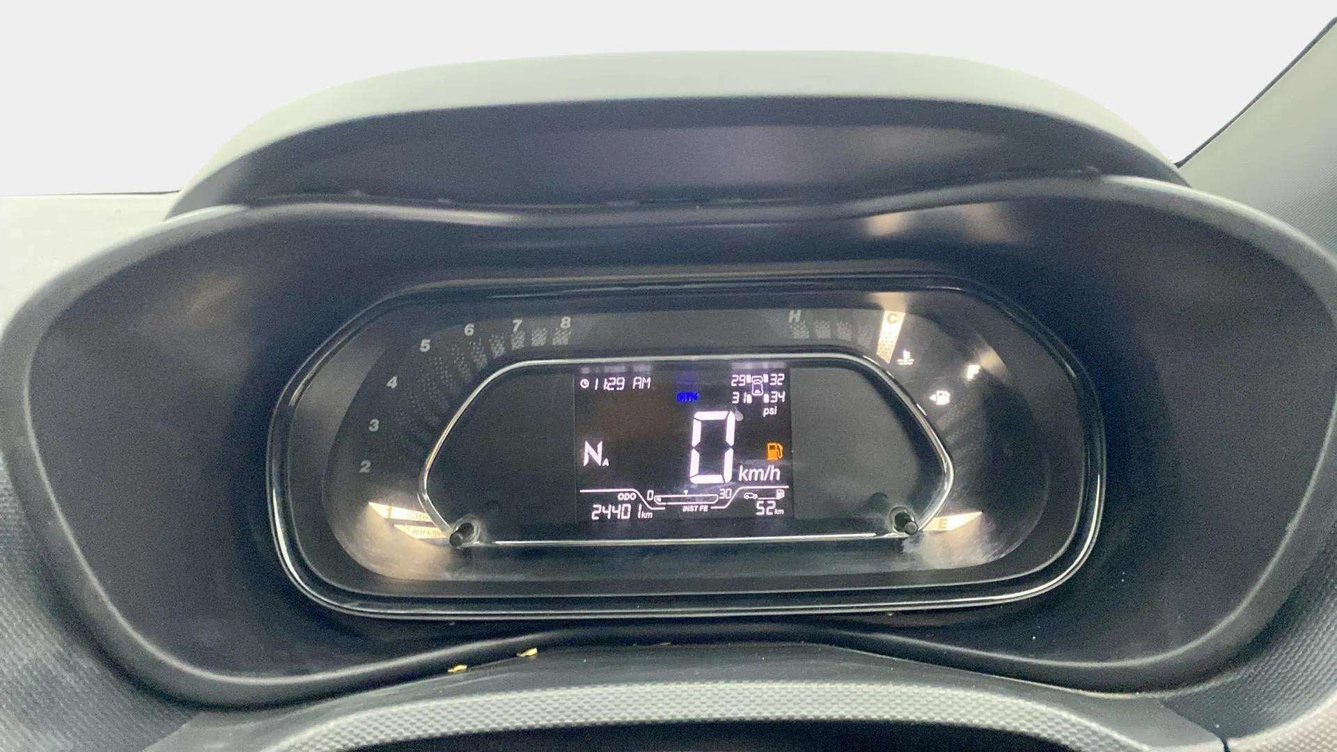 Instrument cluster of a Tata Nexon 2017-2023