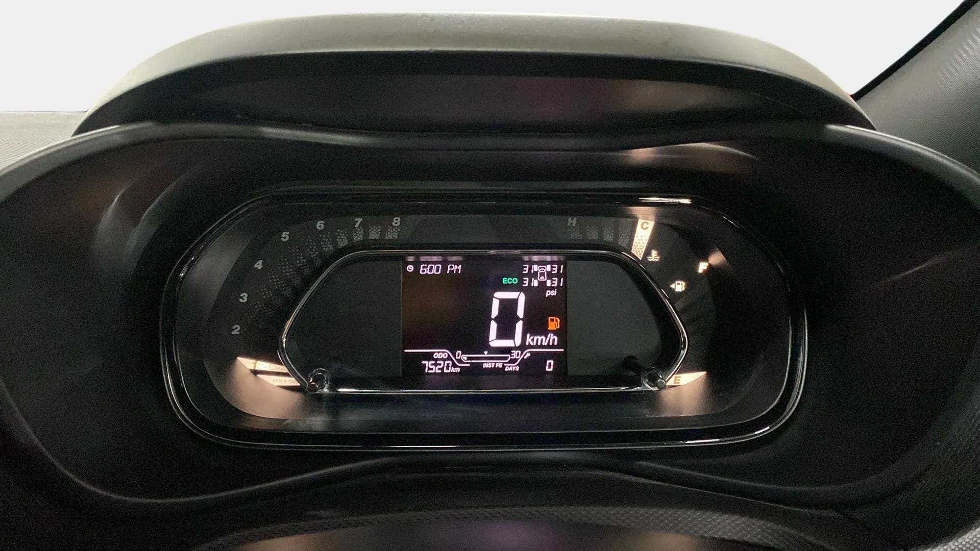 Instrument cluster of a Tata Nexon 2017-2023