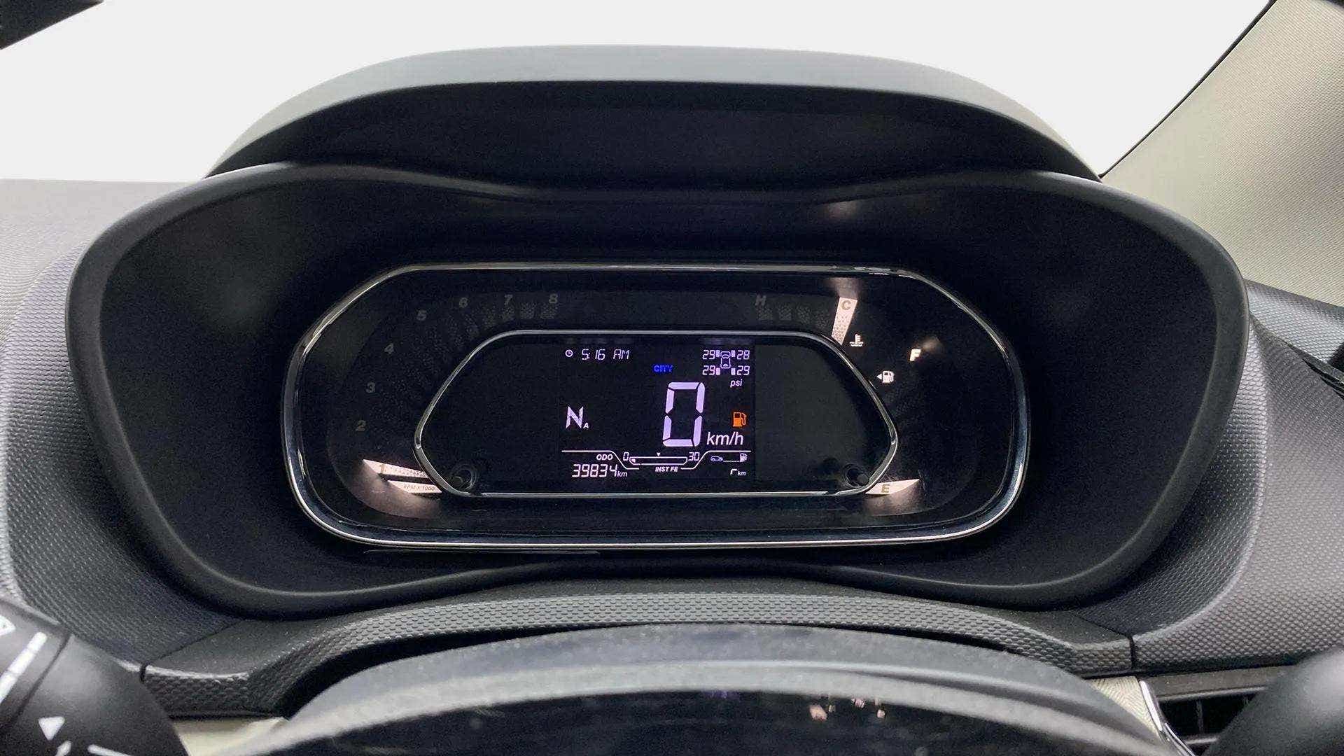 Instrument cluster of a Tata Nexon 2017-2023