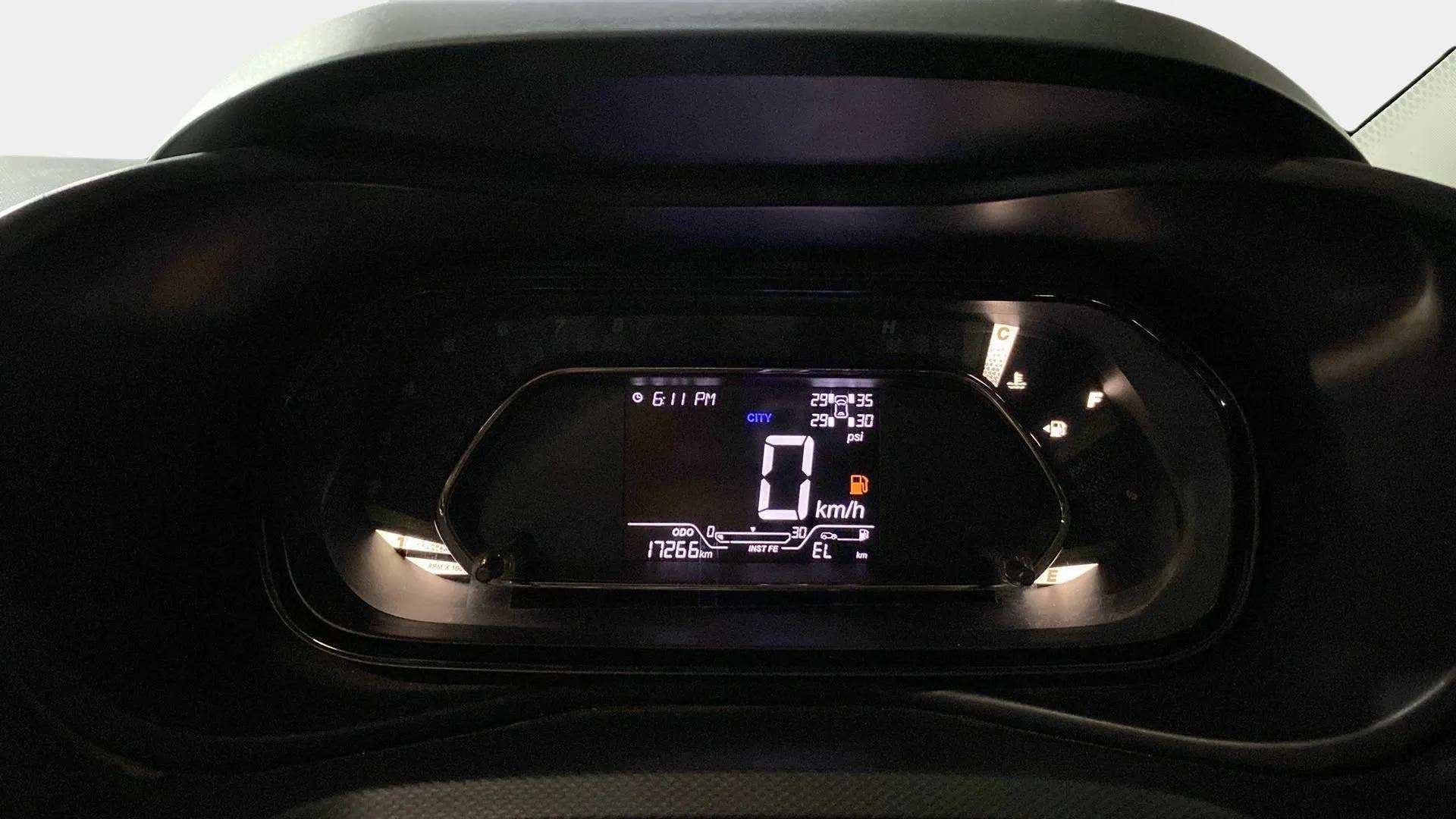 Instrument cluster of a Tata Nexon 2017-2023
