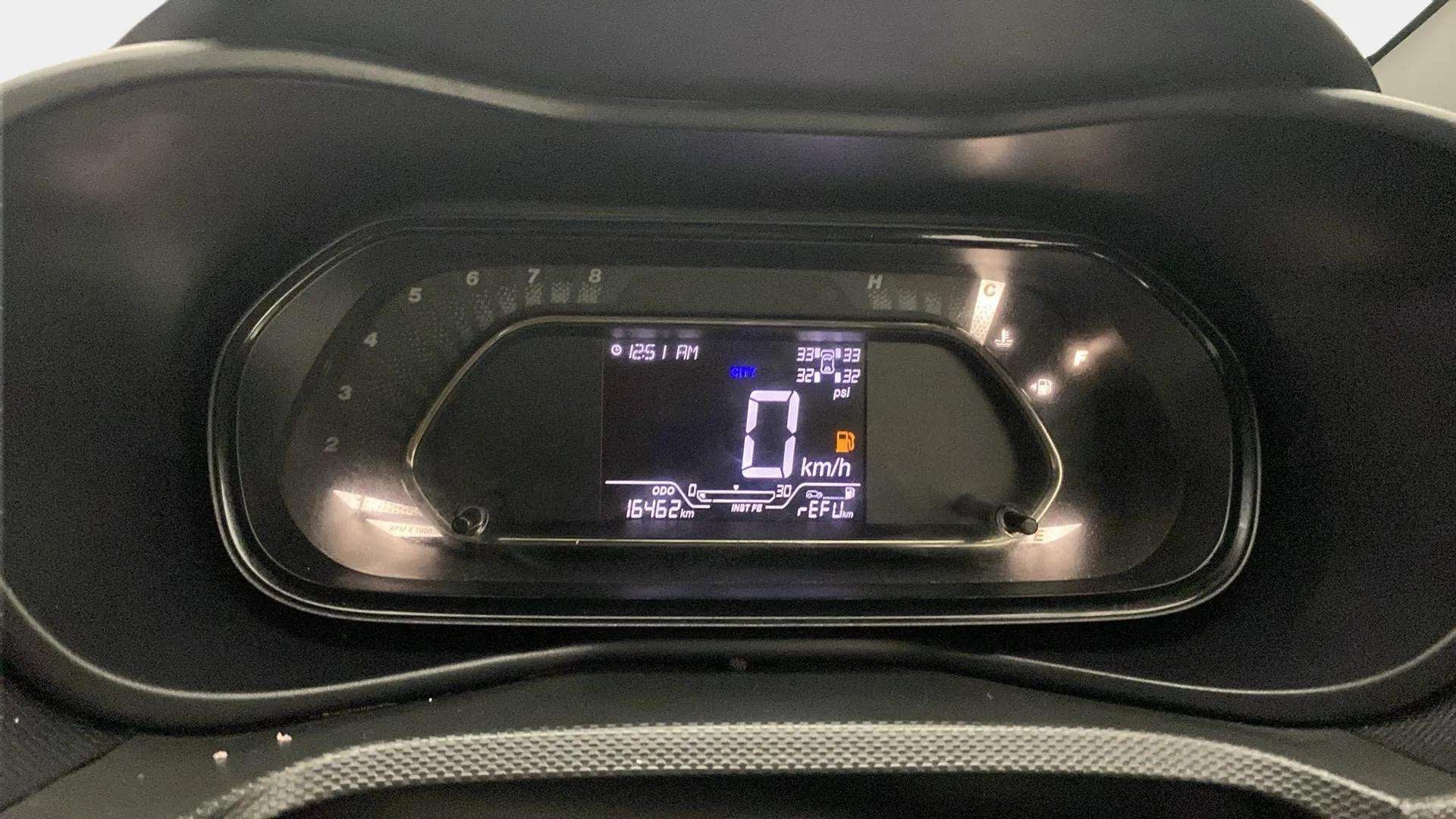 Instrument cluster of a Tata Nexon 2017-2023
