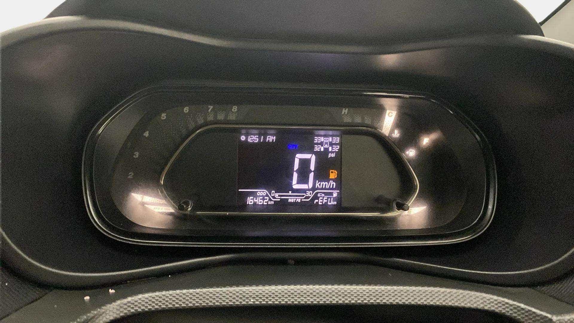 Instrument cluster of a Tata Nexon 2017-2023