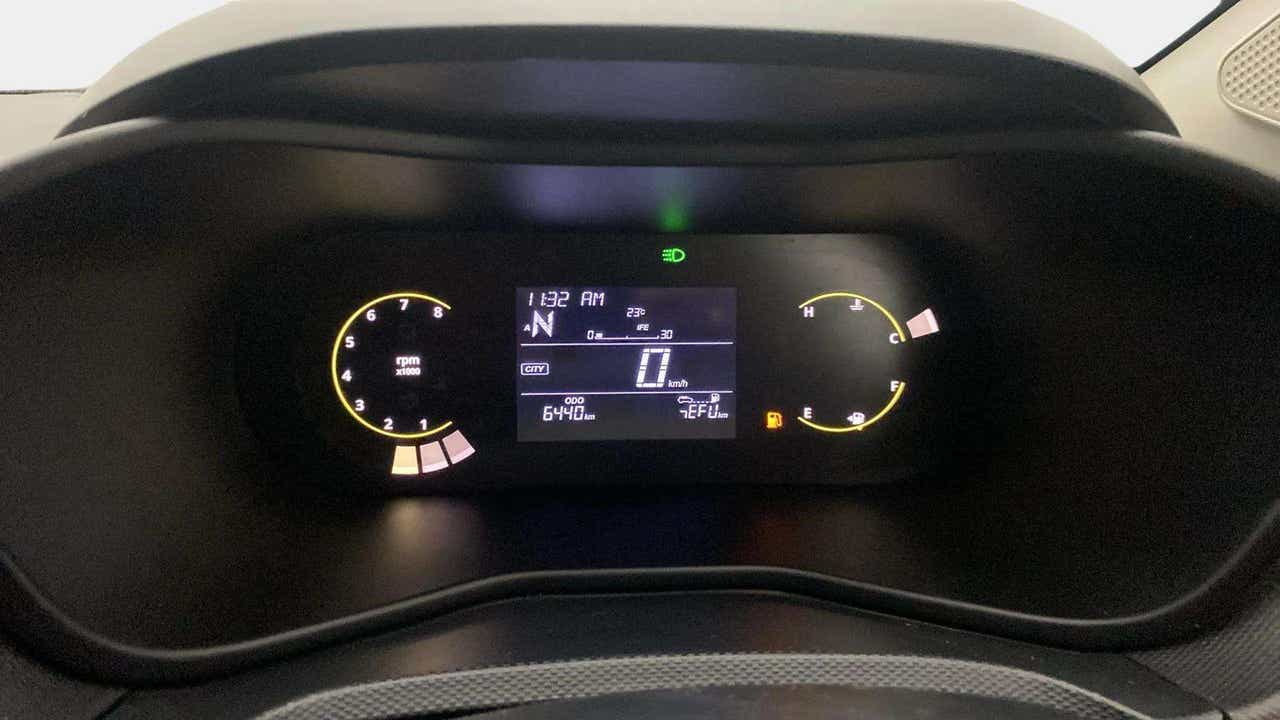 Instrument cluster of a Tata Nexon