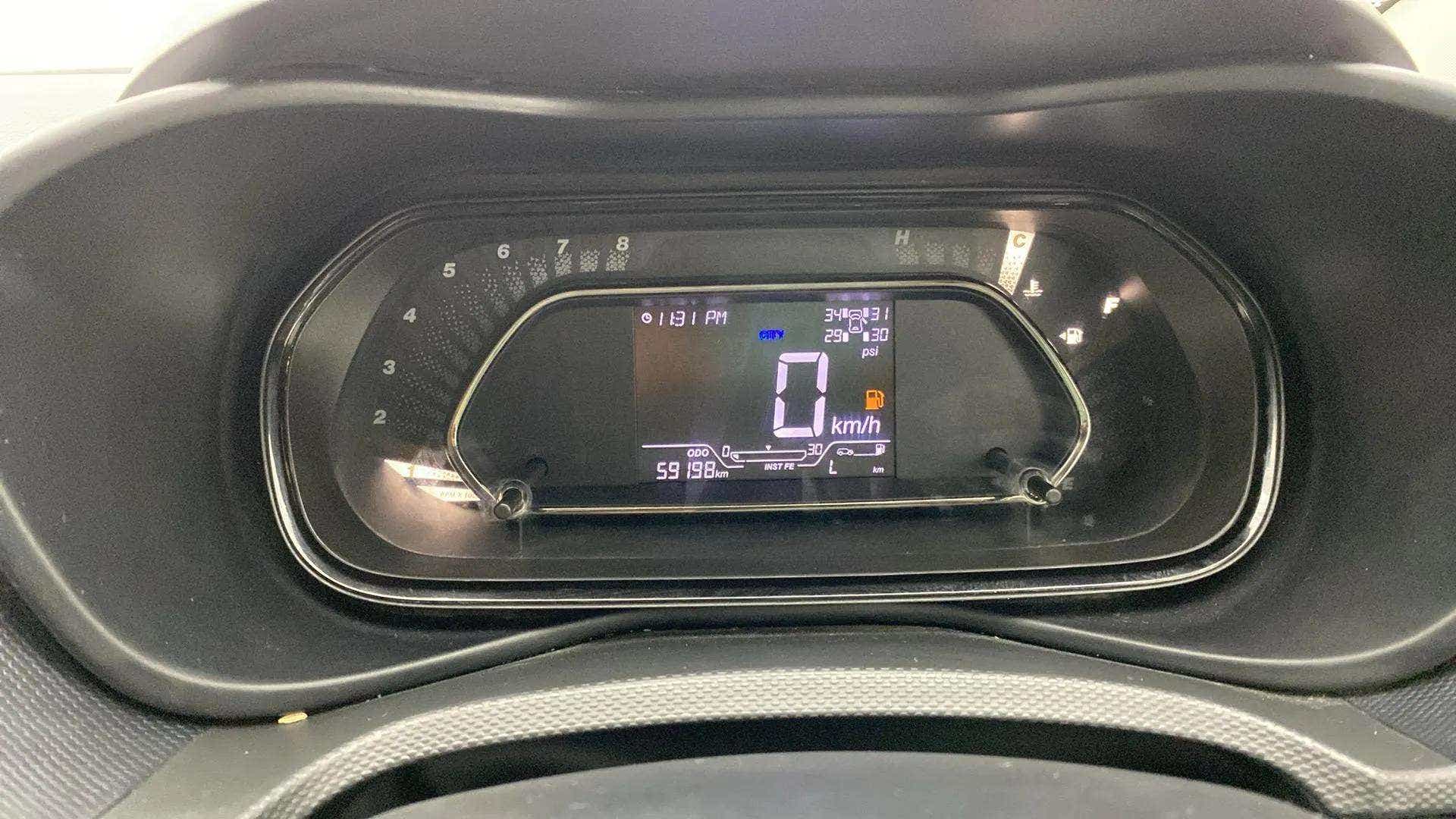 Instrument cluster of a Tata Nexon 2017-2023