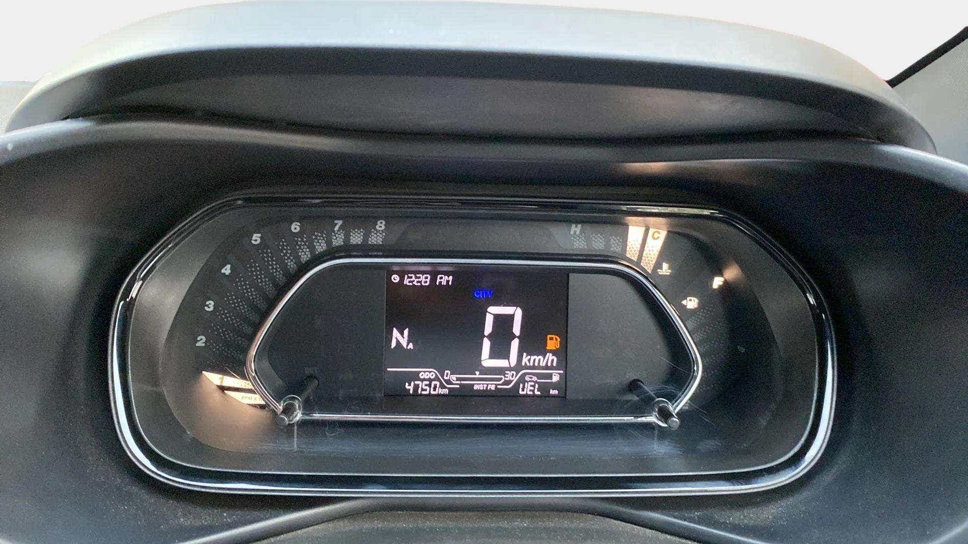 Instrument cluster of a Tata Nexon 2017-2023
