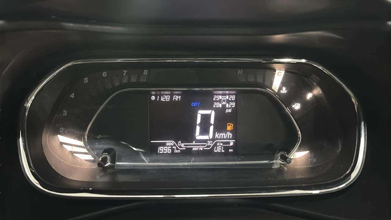 Instrument cluster of a Tata Nexon 2017-2023