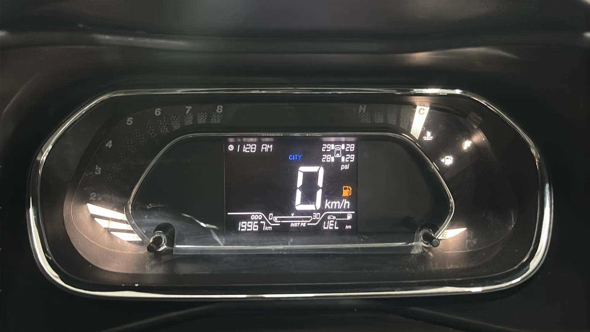 Instrument cluster of a Tata Nexon 2017-2023