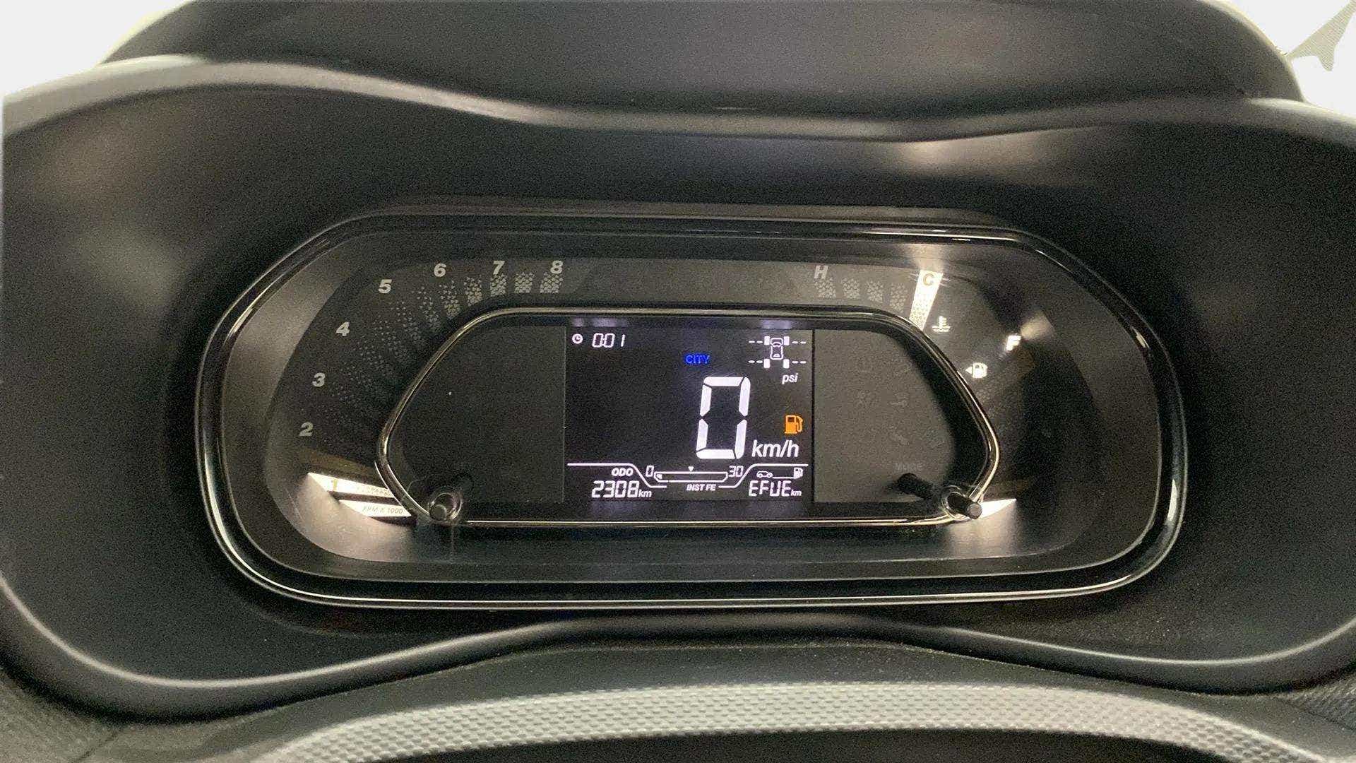 Instrument cluster of a Tata Nexon 2017-2023