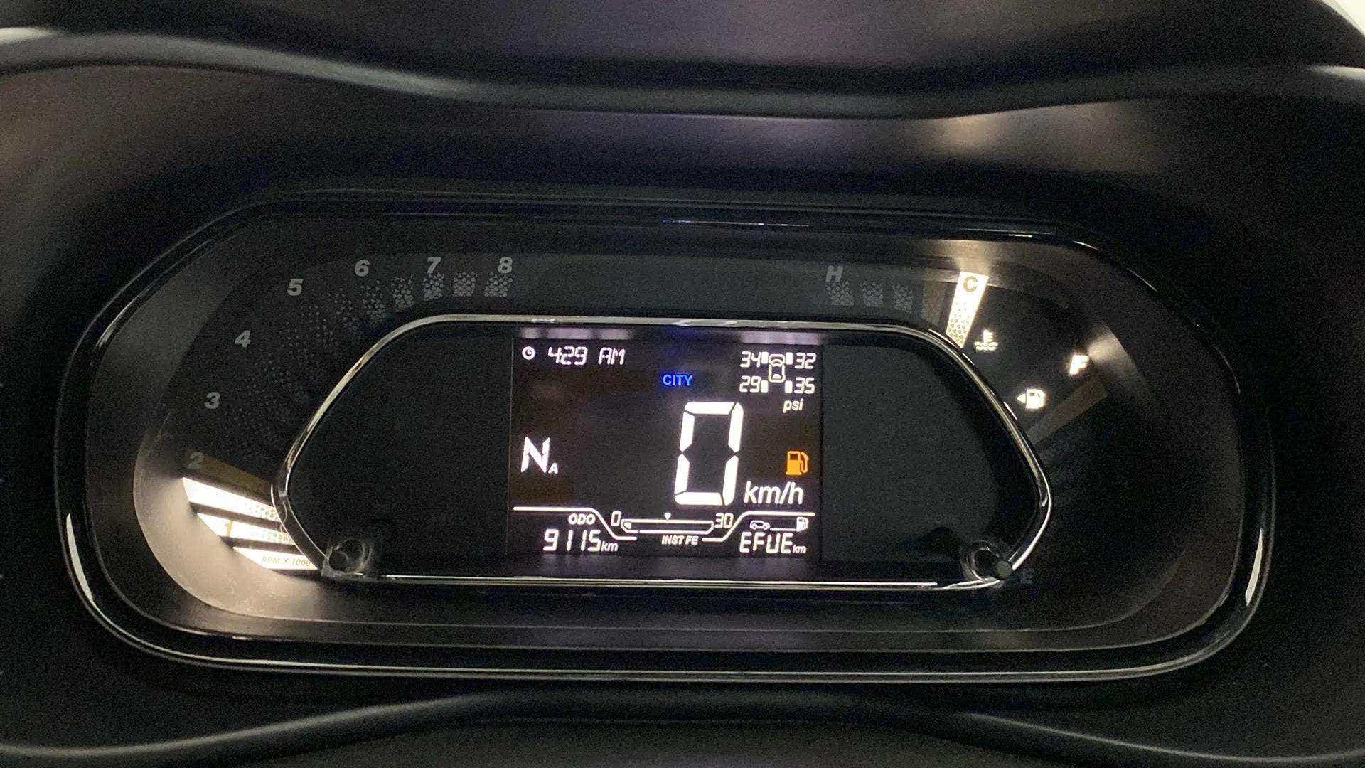 Instrument cluster of a Tata Nexon 2017-2023