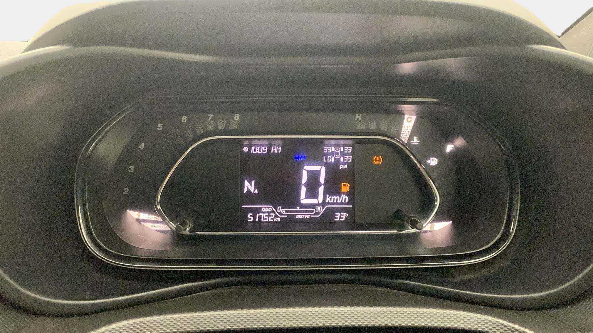 Instrument cluster of a Tata Nexon 2017-2023