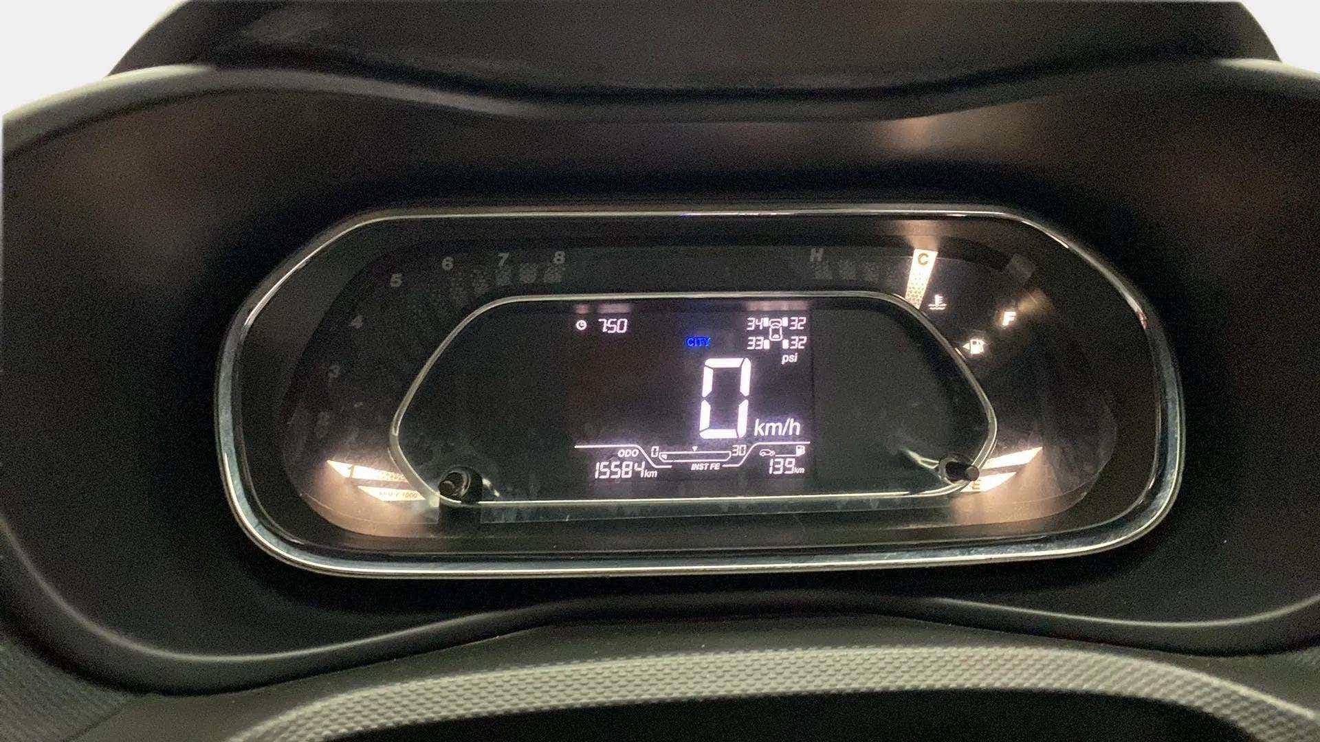 Instrument cluster of a Tata Nexon 2017-2023