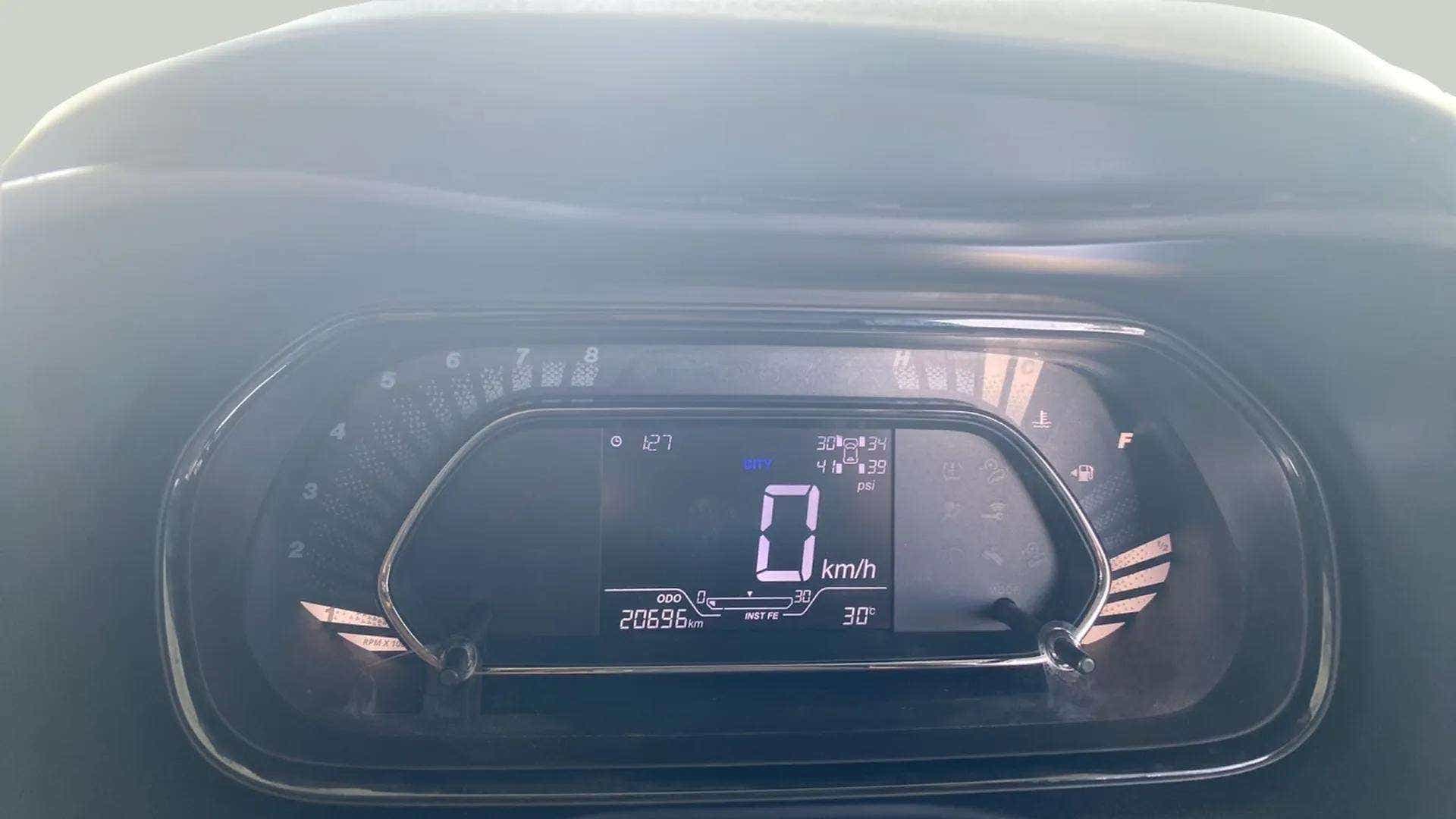 Instrument cluster of a Tata Nexon 2017-2023