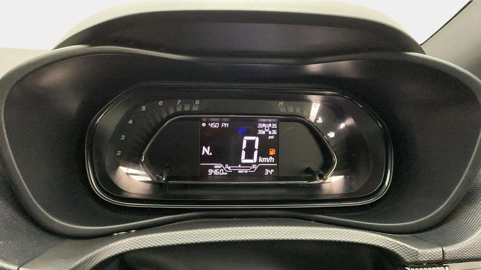 Instrument cluster of a Tata Nexon 2017-2023