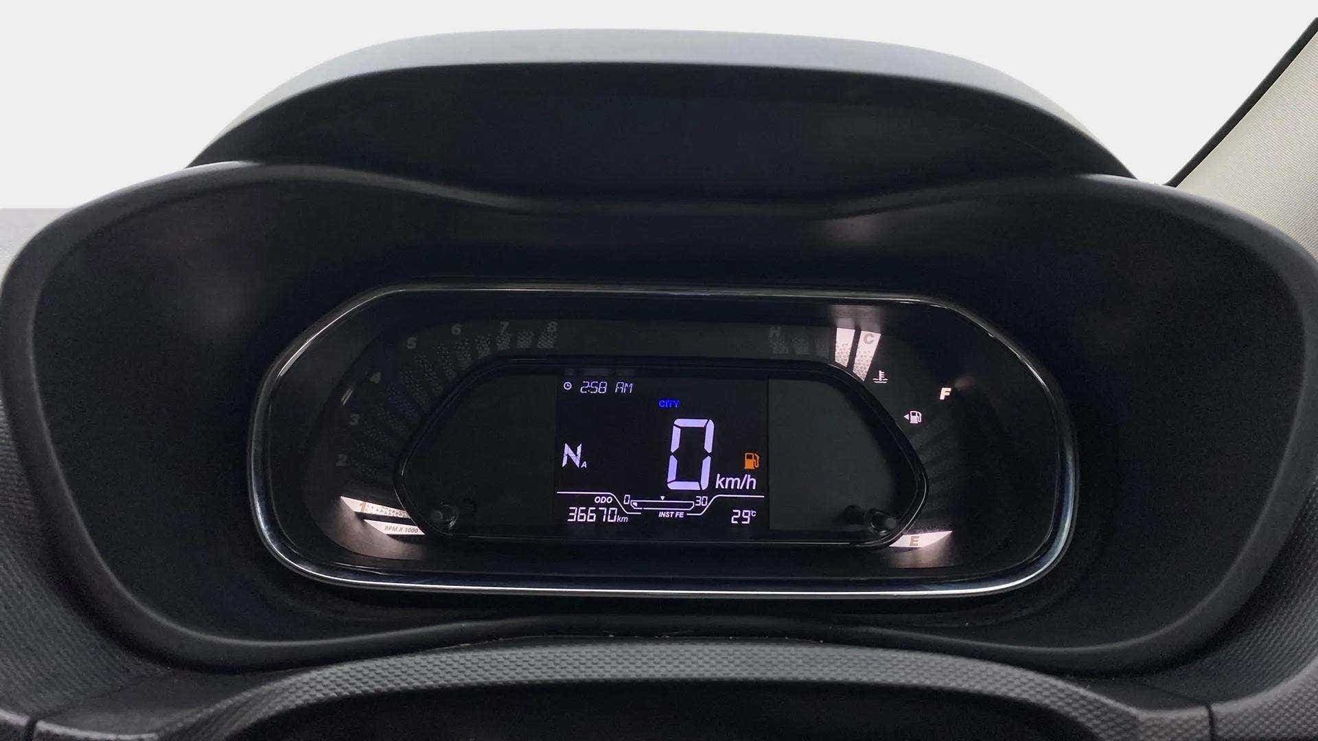Instrument cluster of a Tata Nexon 2017-2023