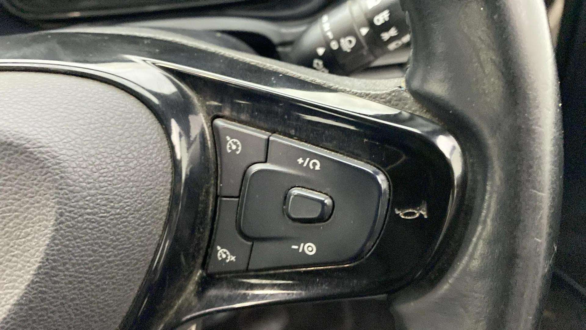 Steering wheel controls of a Tata Nexon 2017-2023