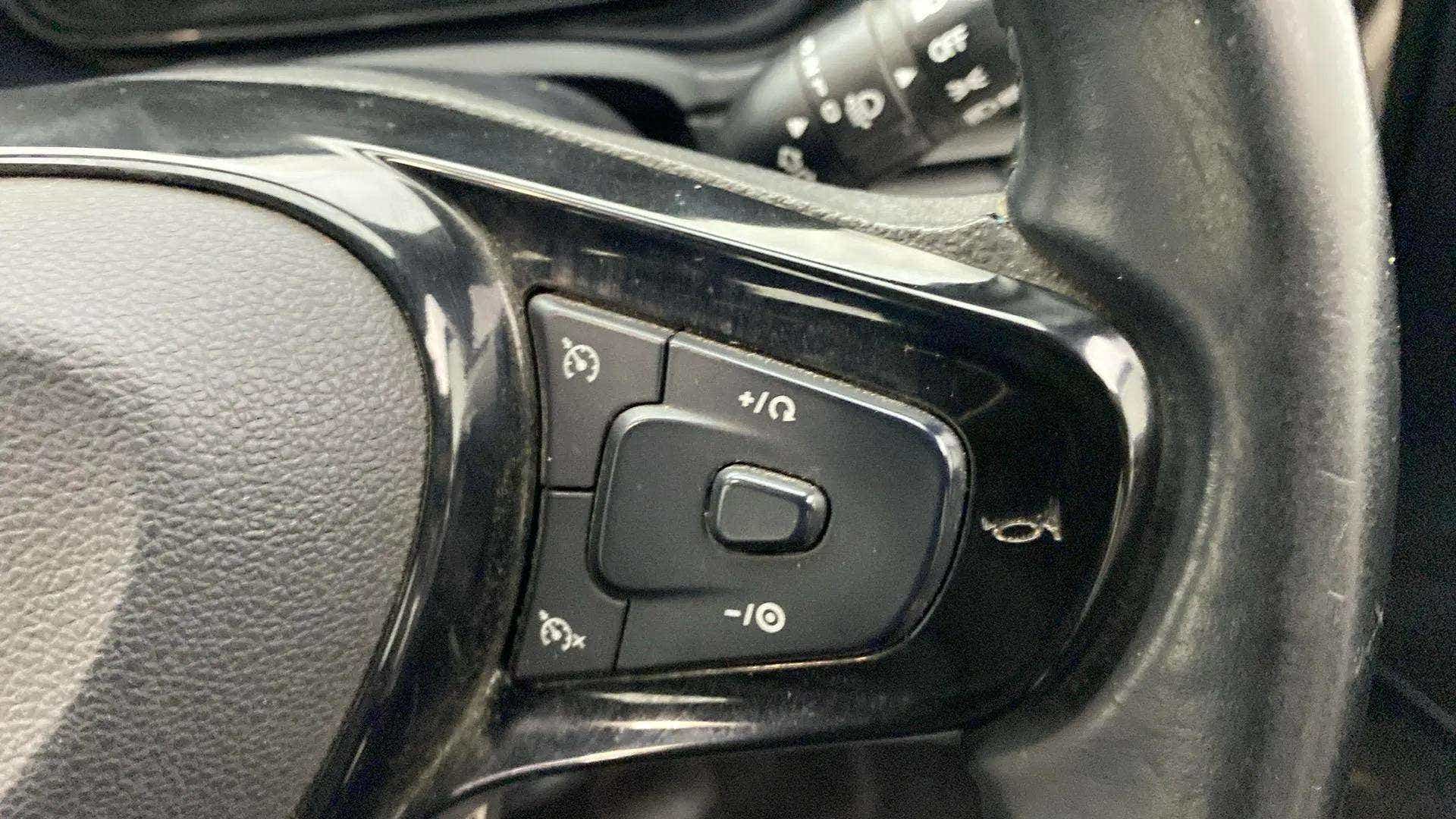 Steering wheel controls of a Tata Nexon 2017-2023