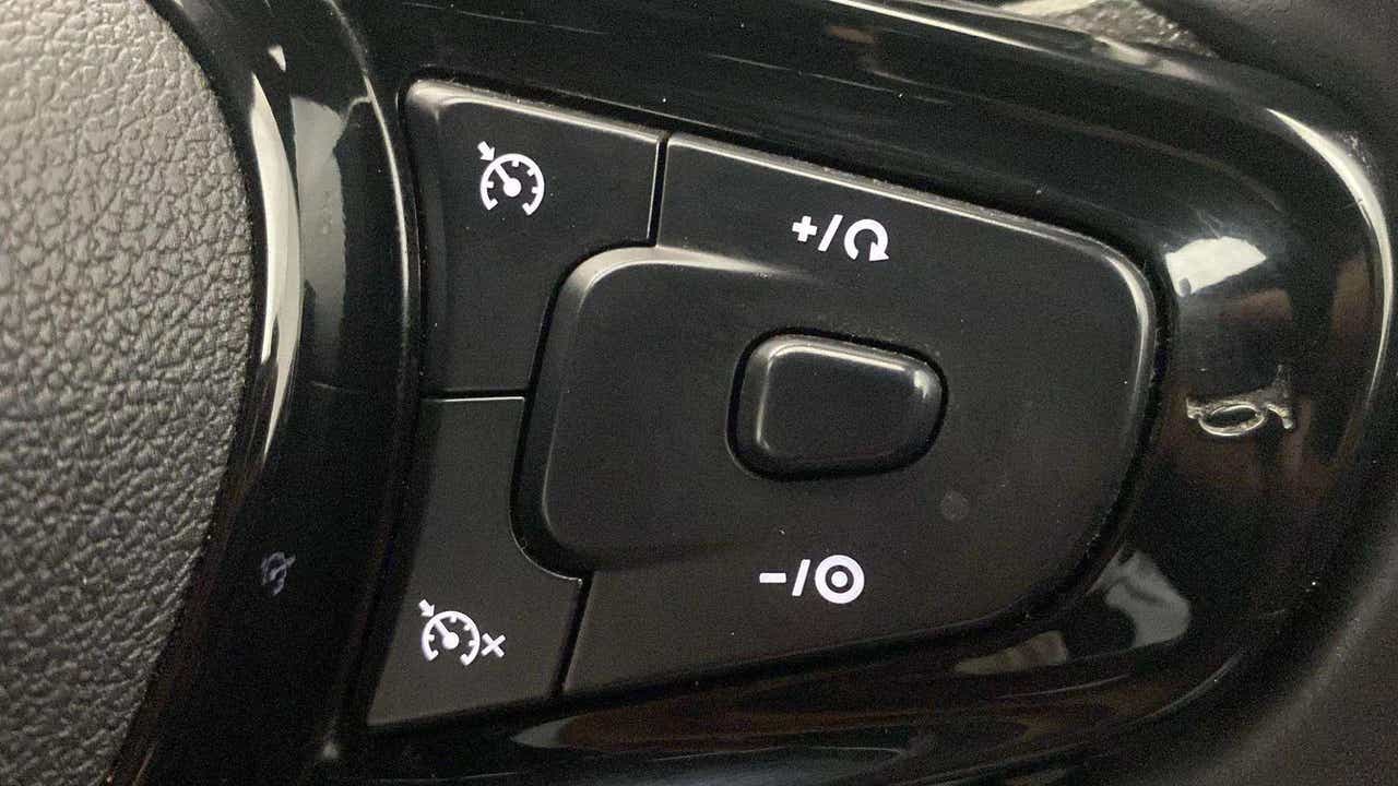 Cruise control buttons of a Tata Nexon 2017-2023