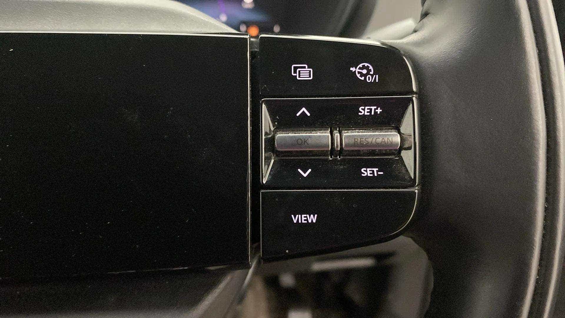 Steering wheel controls of a Tata Nexon