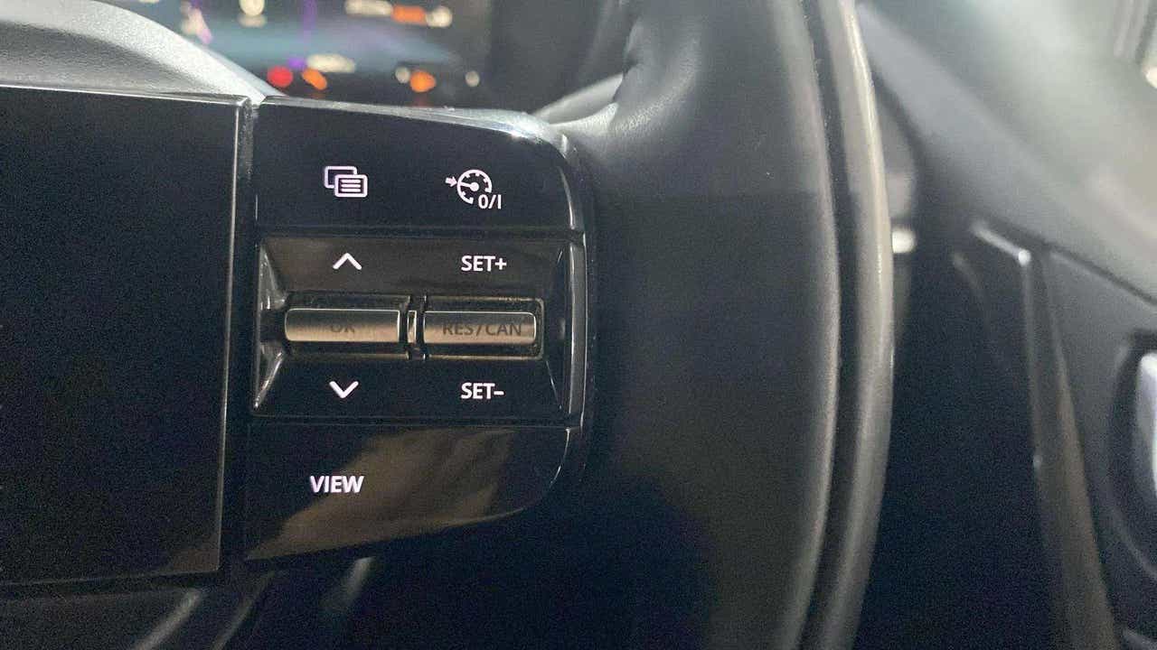 Steering wheel controls of a Tata Nexon 2017-2023