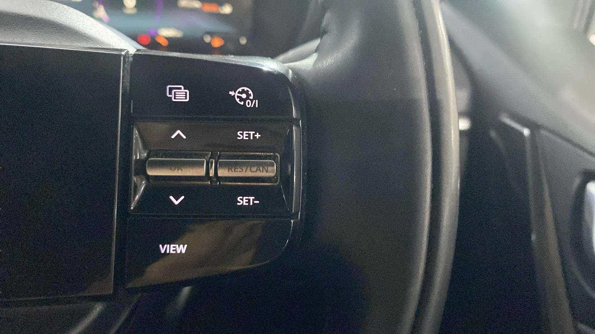 Steering wheel controls of a Tata Nexon 2017-2023