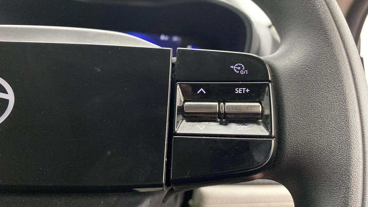 Steering wheel controls of a Tata Nexon