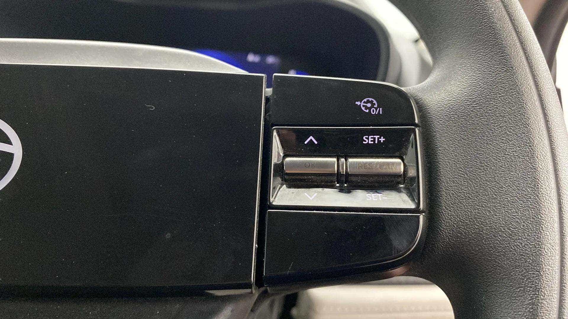 Steering wheel controls of a Tata Nexon