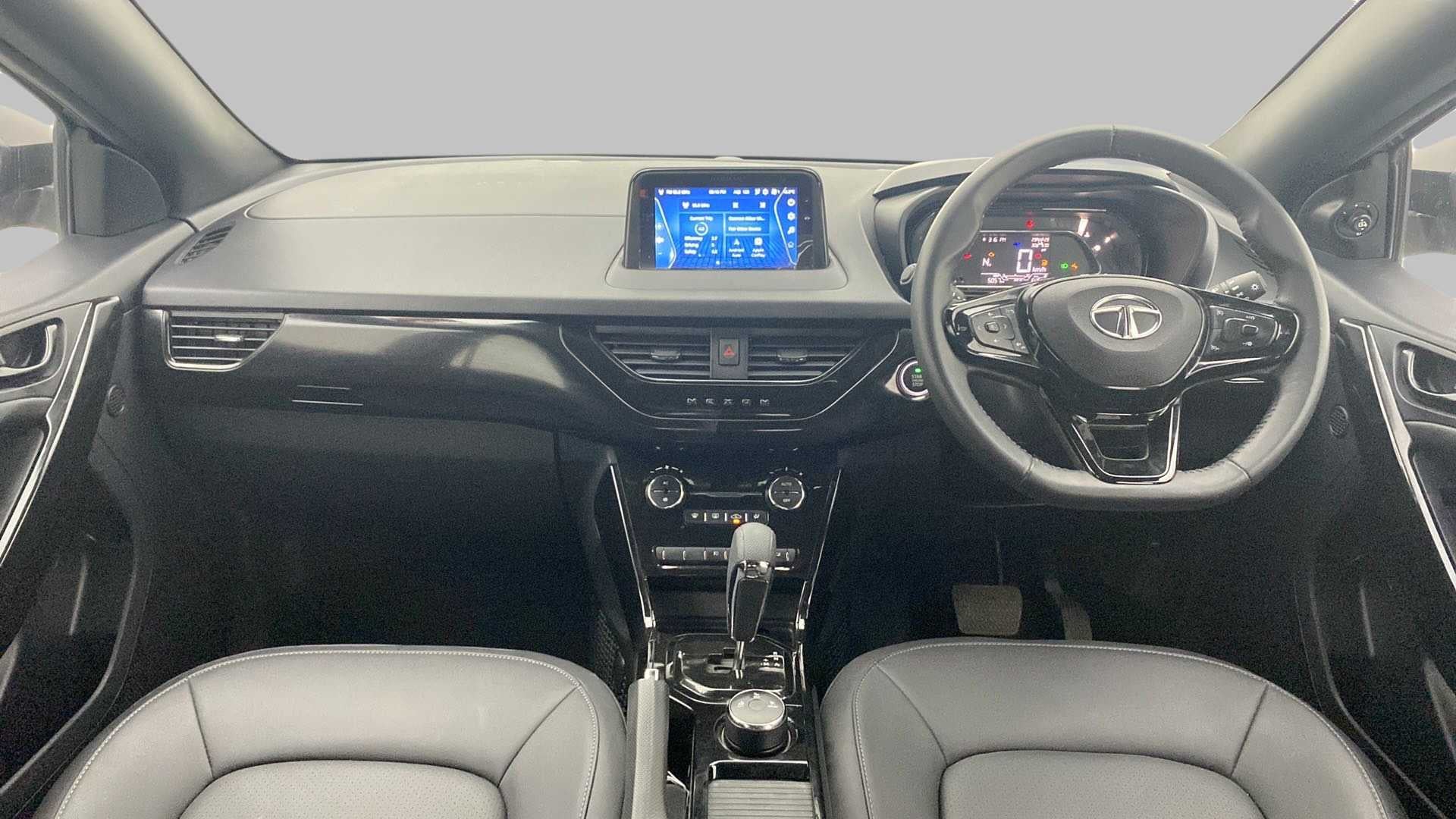 Dashboard and steering wheel of a Tata Nexon 2017-2023